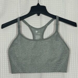 All In Motion Women's XL Seamless Medium Support Cami Sports Bra Gray Color (F)